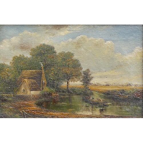 291 - After John Constable (British, 1776-1837), The Hay Wain, oil on canvas, signed 