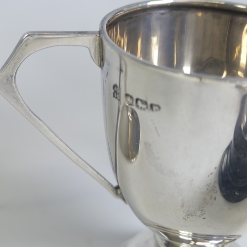 26 - A quantity of Scrap / Damaged Silver, including three small trophy cups, a Georgian wine Funnel, lac... 