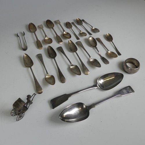 34 - A set six George V silver Grapefruit Spoons, by William Bruford & Son Ltd., hallmarked London 19... 