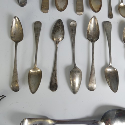 34 - A set six George V silver Grapefruit Spoons, by William Bruford & Son Ltd., hallmarked London 19... 