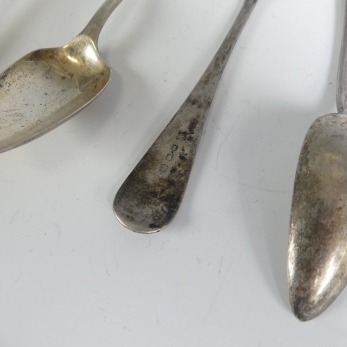 34 - A set six George V silver Grapefruit Spoons, by William Bruford & Son Ltd., hallmarked London 19... 