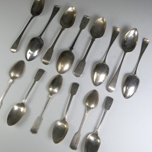 47 - A pair of George III silver Table Spoons, by Peter, Ann & William Bateman, hallmarked London 180... 