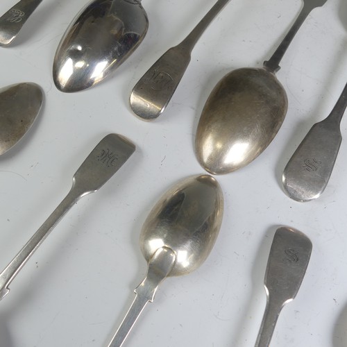 47 - A pair of George III silver Table Spoons, by Peter, Ann & William Bateman, hallmarked London 180... 