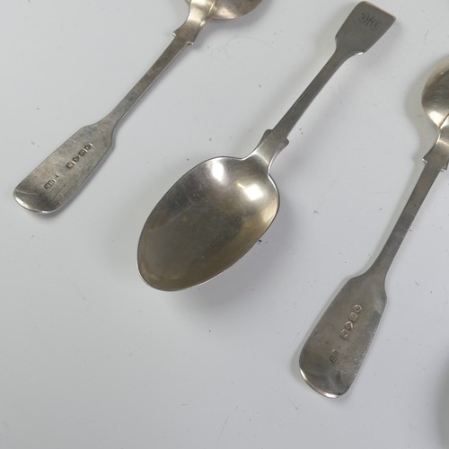 47 - A pair of George III silver Table Spoons, by Peter, Ann & William Bateman, hallmarked London 180... 