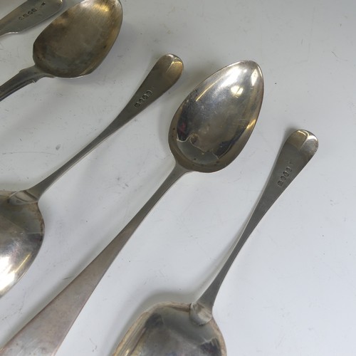 47 - A pair of George III silver Table Spoons, by Peter, Ann & William Bateman, hallmarked London 180... 