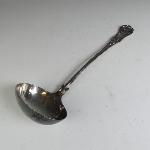 41 - A George V silver Soup Ladle, by Mappin & Webb Ltd., hallmarked Sheffield, 1910, Kings patt... 