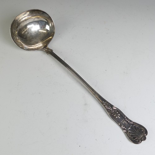 41 - A George V silver Soup Ladle, by Mappin & Webb Ltd., hallmarked Sheffield, 1910, Kings patt... 