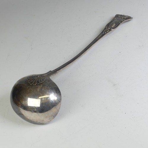 41 - A George V silver Soup Ladle, by Mappin & Webb Ltd., hallmarked Sheffield, 1910, Kings patt... 