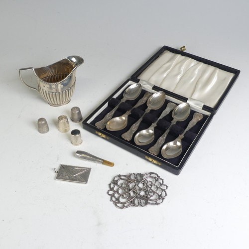 45 - A cased set of six Elizabeth II silver Teaspoons, by Cooper Brothers & Sons Ltd., hallmarked She... 