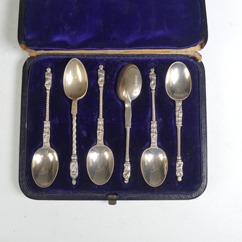 8 - A cased set of six George V silver Coffee Spoons, by Mappin & Webb Ltd., hallmarked Sheffield 19... 