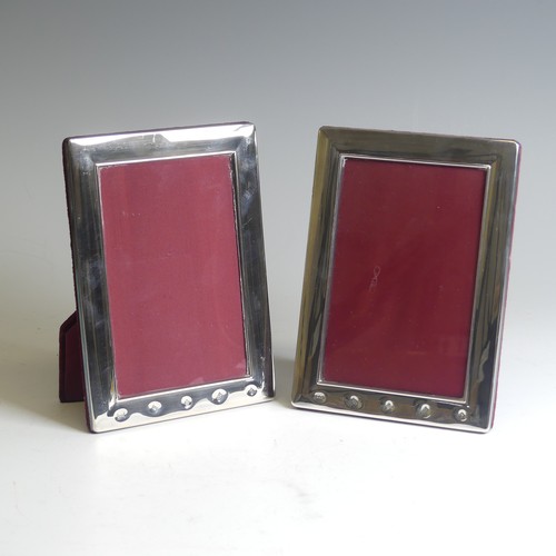 63 - A pair of Elizabeth II silver mounted Easel Frames, by Roberts & Dore Ltd, hallmarked Sheffield ... 