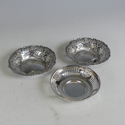 58 - A pair of late Victorian silver Bon Bon Dishes, by Constantine & Floyd, hallmarked Birmingham 18... 