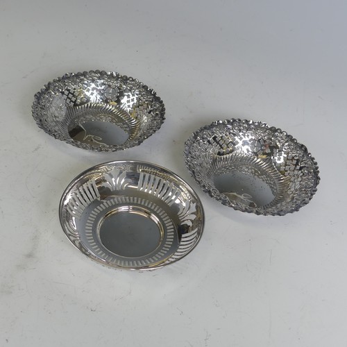 58 - A pair of late Victorian silver Bon Bon Dishes, by Constantine & Floyd, hallmarked Birmingham 18... 