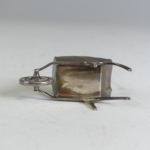 74 - An Edwardian novelty silver Pin Cushion, by Adie & Lovekin Ltd., hallmarked Birmingham 1908... 