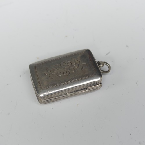 69 - A small William IV silver Vinaigrette, by William Simpson, hallmarked Birmingham 1830, of rectangula... 