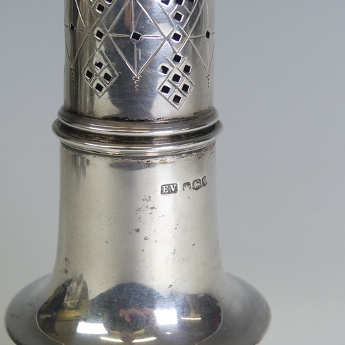 76 - A George V silver Sugar Caster, by Viner's Ltd., hallmarked Sheffield, 1933, of traditional form wit... 