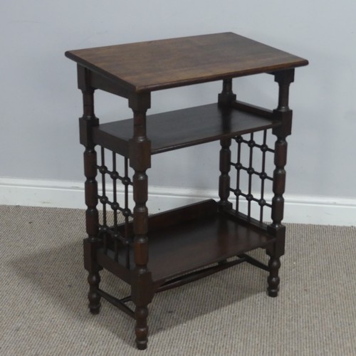 517 - An Arts and Crafts oak reading Table/Lectern, probably by Liberty & co and designed by Leonard W... 