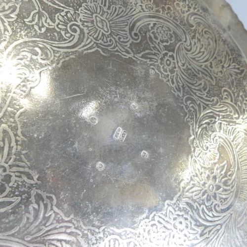 79 - A pair of William IV Scottish silver Salvers, with makers marks for Marshall & Sons, and also El... 