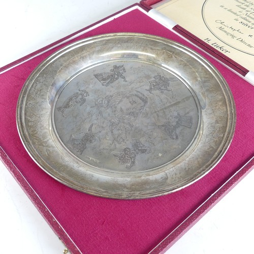 105 - An Elizabeth II silver limited edition 'Alice Salver', by Roberts & Dore Ltd., hallmarked L... 