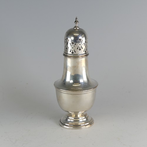 116 - An Elizabeth II silver Sugar Caster, by Viner's Ltd., hallmarked Sheffield, 1961, of traditional for... 