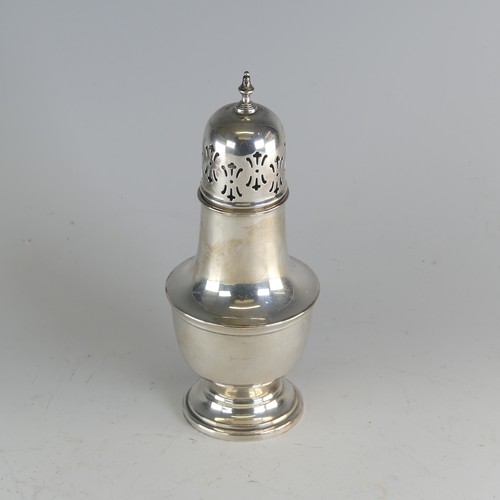 116 - An Elizabeth II silver Sugar Caster, by Viner's Ltd., hallmarked Sheffield, 1961, of traditional for... 