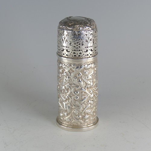 111 - A Victorian silver Sugar Caster, by Horace Woodward & Co., hallmarked London 1891, of cylindrica... 