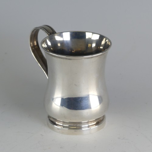 117 - An Edwardian silver Mug, by Horace Woodward & Co Ltd., hallmarked London, 1901, of plain baluste... 