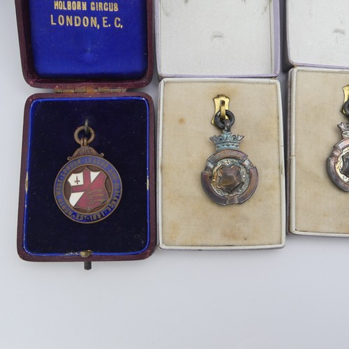 302 - A 9ct yellow gold Prize Fob, from the 'West End Cricket Association', with presentation inscription ... 