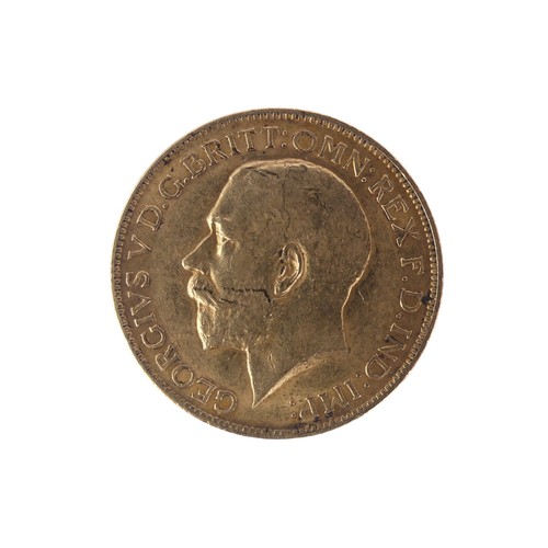 346 - A George V gold Sovereign, dated 1913.