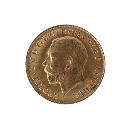 347 - A George V gold Half Sovereign, dated 1914.