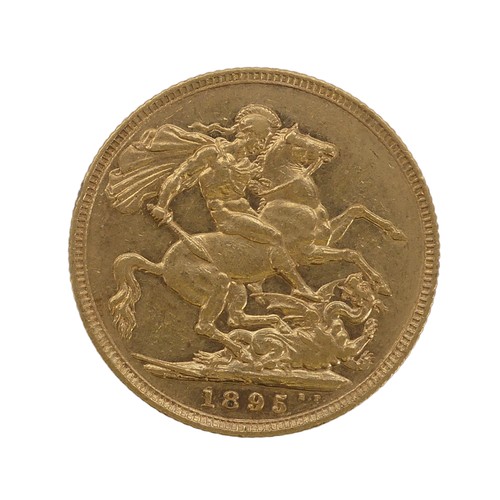 354 - A Victorian gold Sovereign, dated 1895, Sydney mint mark.