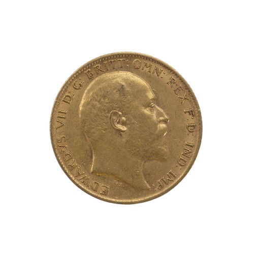 356 - An Edwardian gold Half Sovereign, dated 1910.