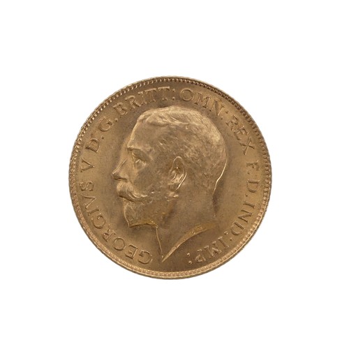 357 - A George V gold Half Sovereign, dated 1914.