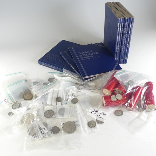 336 - A quantity of British Coins, late Victorian and later, many contained with Don Hirschhorn Ltd., pres... 