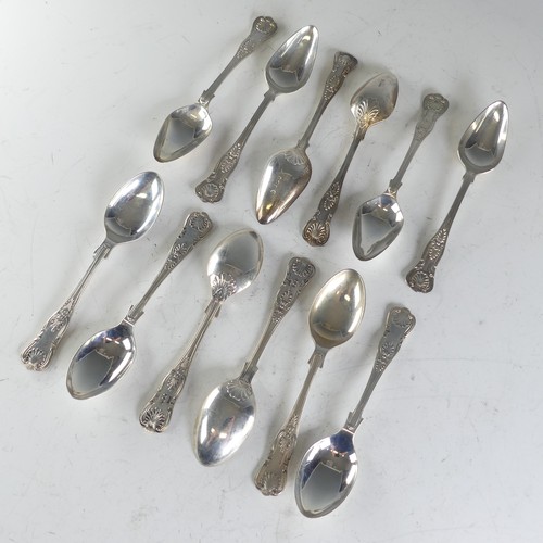 103 - A set of six Elizabeth II silver Grapefruit Spoons, by Pinder Brothers, hallmarked Sheffield, 1973, ... 