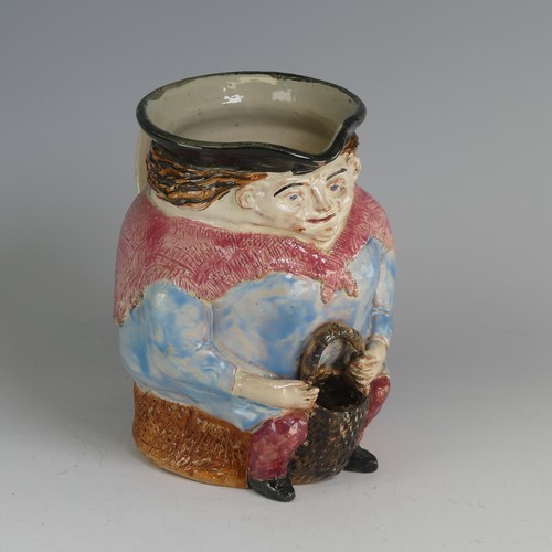 45 - A Clevedon pottery Character Jug, probably William Fishley Holland (1888-1971) modelled as a fisher ... 