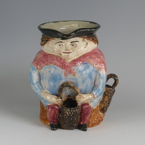 45 - A Clevedon pottery Character Jug, probably William Fishley Holland (1888-1971) modelled as a fisher ... 