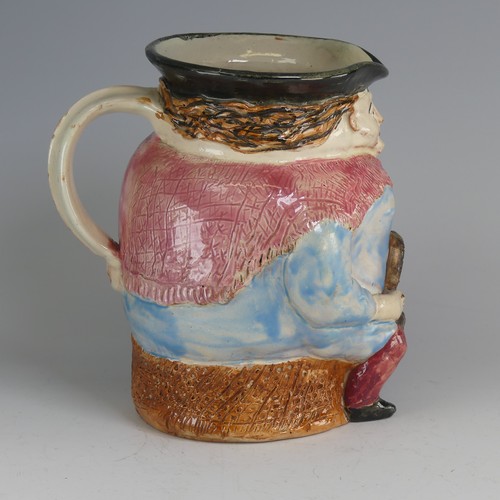 45 - A Clevedon pottery Character Jug, probably William Fishley Holland (1888-1971) modelled as a fisher ... 