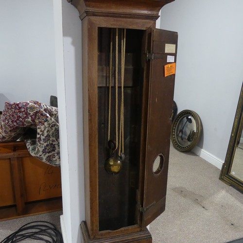 567 - A mid-18th century 30 hr Longcase Clock, signed 'Thomas Dicker, Silchester', 10 inch brass dial with... 