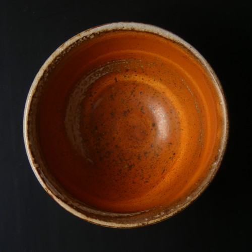 81 - Micki Schloessingk (b. 1949) a Bridge Pottery Bowl, with salt-glaze and wax resist swirl to interior... 