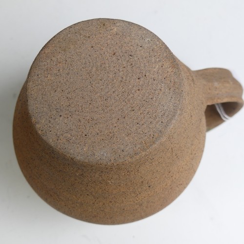 80 - A Dartington Pottery salt glazed stoneware Flagon, impressed mark to foot, H 31.5cm, together with a... 