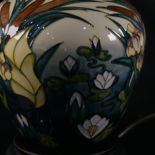 106 - A Moorcroft 'Lamia' pattern Vase, of waisted form, impressed and signed marks to base, Rachel Bishop... 