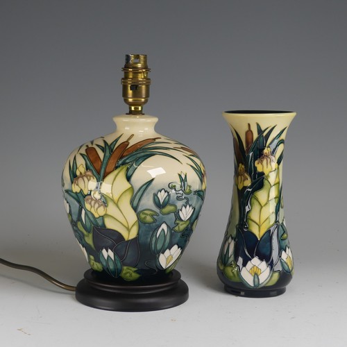 106 - A Moorcroft 'Lamia' pattern Vase, of waisted form, impressed and signed marks to base, Rachel Bishop... 