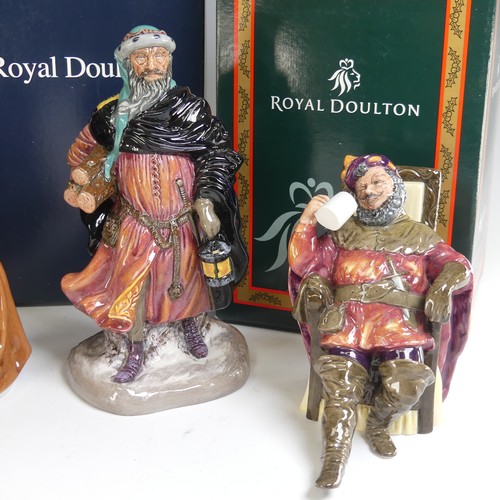 127 - A quantity of Royal Doulton Character Figures, to comprise 'The Favourite' HN2249, 'The Foaming Quar... 