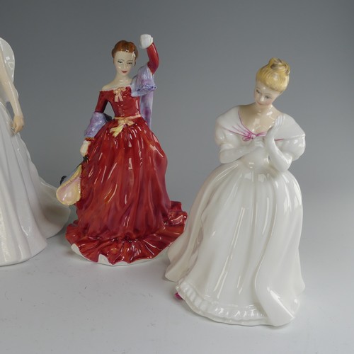 128 - A quantity of Royal Doulton Ladies, to comprise 'Wimbledon' HN3366 limited edition (2108), 'Patricia... 