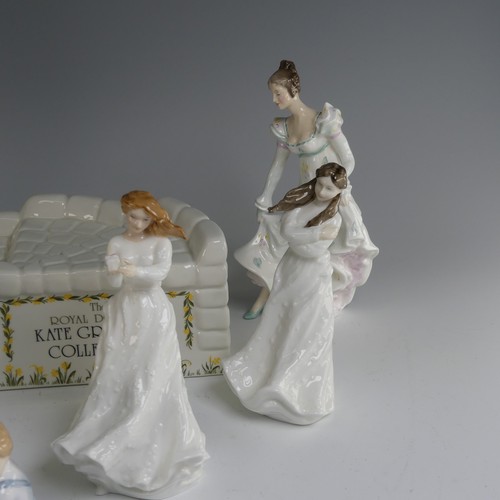 129 - A quantity of Royal Doulton Figures, to comprise 'Best Friends' HN3935, 'Surprise' HN4376, 'Fair Lad... 