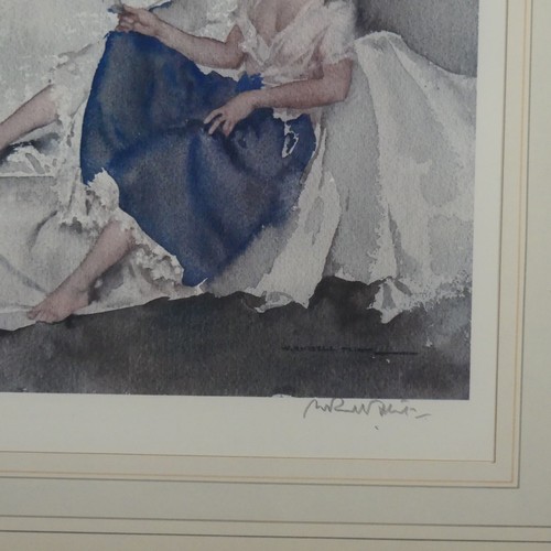 220 - Sir William Russell Flint RA (Scottish, 1880-1969), ‘The Interlude’, limited edition colour print, p... 