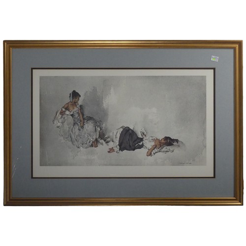 220 - Sir William Russell Flint RA (Scottish, 1880-1969), ‘The Interlude’, limited edition colour print, p... 