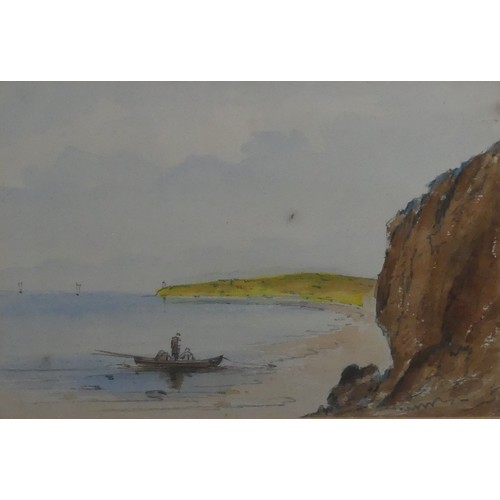 235 - John Glendall (1789-1865), View near Exmouth, pencil and watercolour, 17cm x 26cm, together with Geo... 