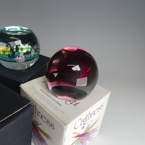 145 - A small quantity of limited edition Caithness glass Paperweights, to comprise 'New World' (655/750),... 